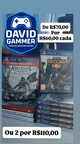 2 JOGOS PARA PS4, duas unidades jogo ps4