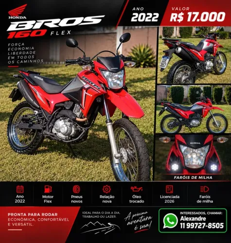Honda BROSS 160 FLEX 2022