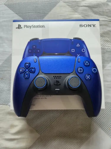 Dualsense PS5 Cobalt Blue Usado (LEIA A DESCRIÇÃO)