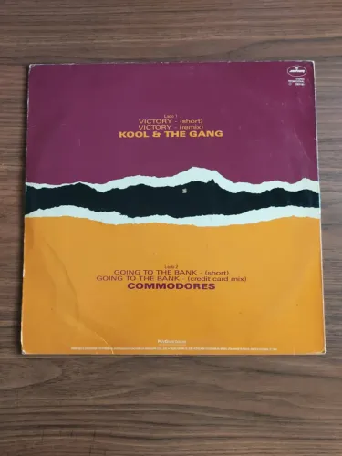 Disco de Vinil: Kool & The Gang e Commodores: " Victory" e Going to the bank"