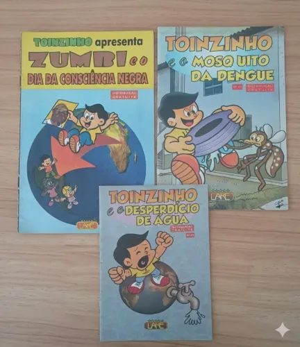 Kit 3 Gibis Toinzinho | Educativos | Meio Ambiente e Conscientização