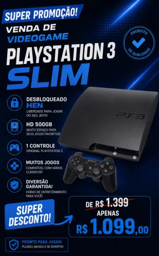 Playstation 3 Slim Hd 500