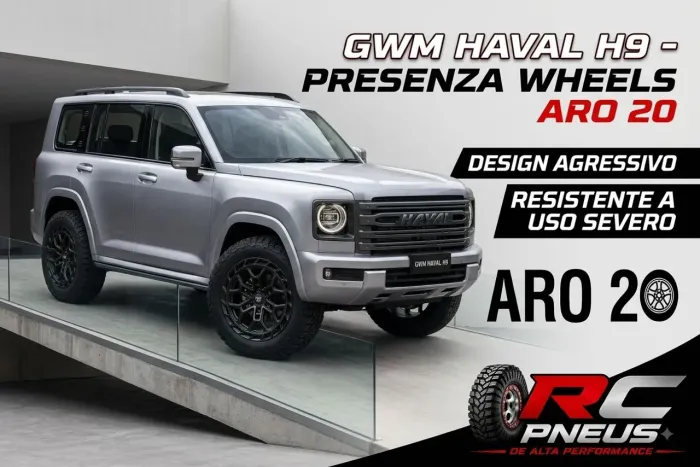 Jogo de rodas aro 20 Presenza Wheels GWM Haval H9 Tank 300