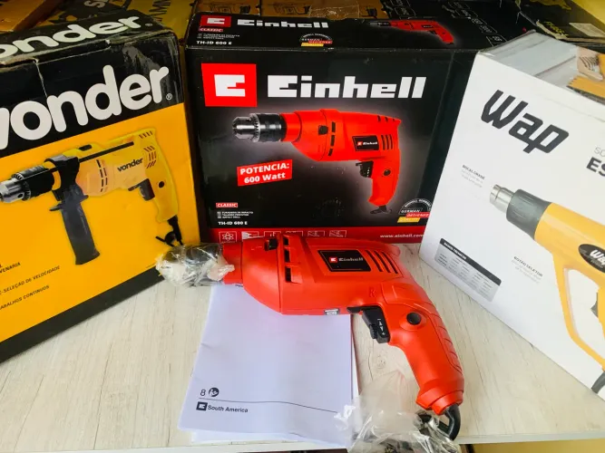 Parafusadeira impacto EINHELL 600w mandril 13/mm 127V.