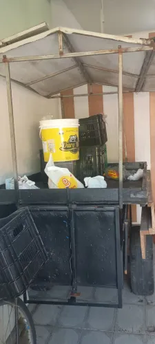 Vendo um carrinho todo equipado para vender frutas e algo mais que desejar vender.