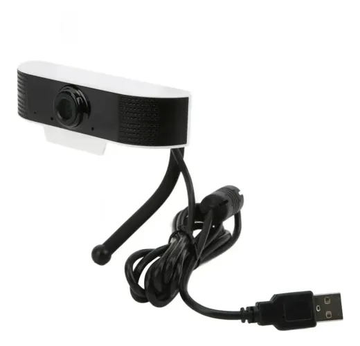 Webcam USB Full HD 1080p Com Microfone Novo