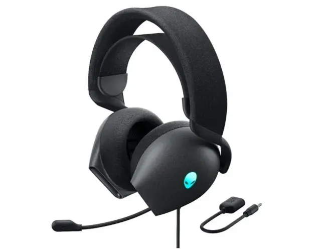 Headset Gamer Alienware AW520H com Fio RGB Dolby Atmos - Novo Lacrado