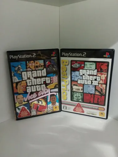 GTA 3 E VICE CITY ORIGINAL JAPONÊS COMPLETO