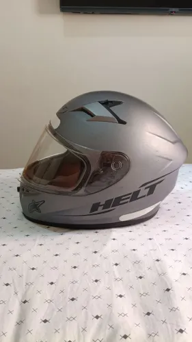 Capacete Helt Street Polar Cinza Fosco 60L
