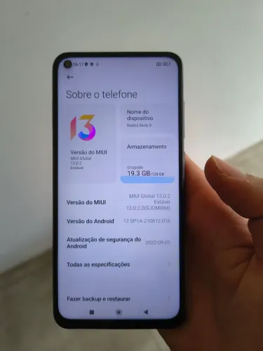 Smartphone Redmi Note 9 128GB