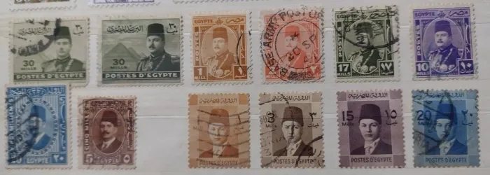 Selos Antigos do Egito - Clássicos e Raros - Cerca de 1923/1927 