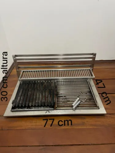 Churrasqueira Gourmet JX Metais Inox Slim