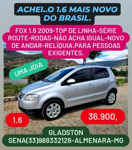 Volkswagen Fox Route 1.6 MI Total Flex 8V 5P 2009