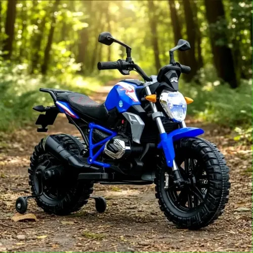 Moto Elétrica Infantil 12v Com Pneus De Borracha Eva Mini Moto Acelera na Mão.