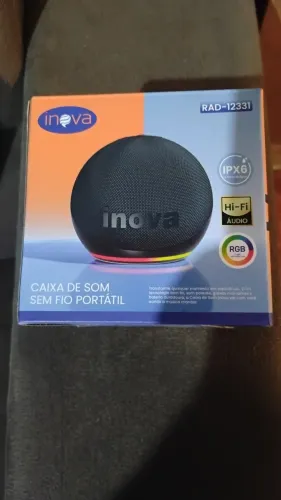 Caixinha de som estilo alexa