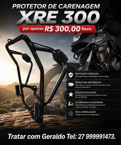 Protetor de carenagem Xre 300 Scam