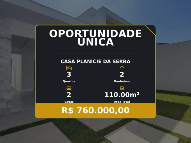 Casa Imponente em Planície da Serra: Conforto e Modernidade Esperam por Você!