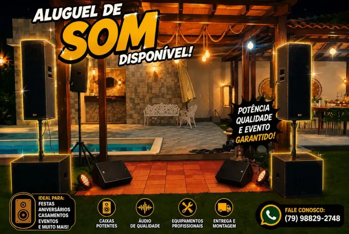 Aluguel de som para eventos 