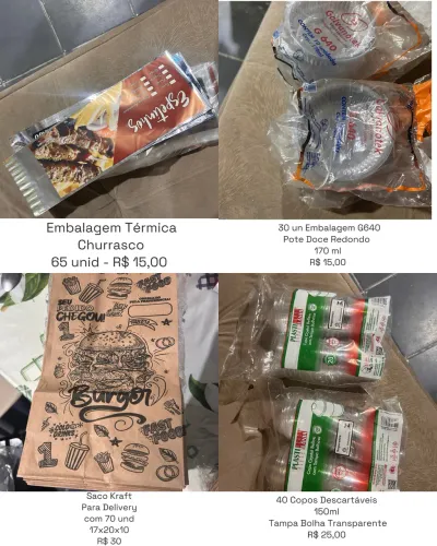Vários descartáveis ( vide imagens)