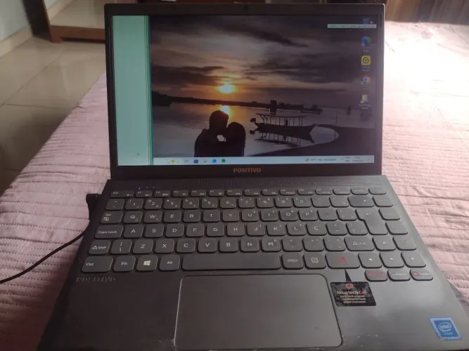 Notebook positivo para retirada de peças
