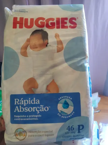 Fralda Huggies P 46 unidades
