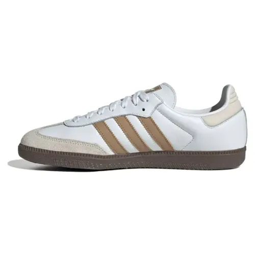 Adidas Samba Branco e Marrom (Cor exclusiva no Brasil)