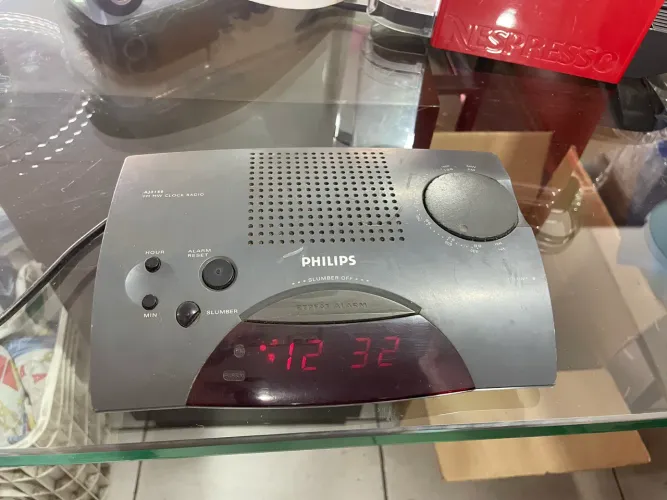 Rádio Relógio Philips AJ3150