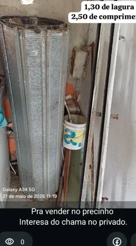Porta galvanizada 