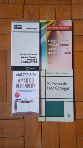 Livros: Amar ou depender, Manicomios e conventos, Na escuta do laço conjugal