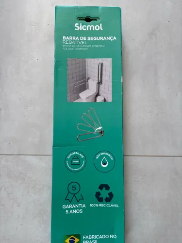 Barra de segurança rebatível Sicmol - NOVO