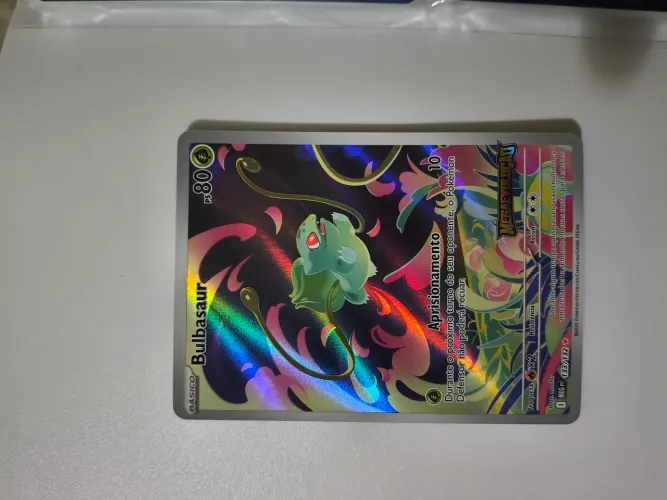Carta pokemon Bulbasaur full art