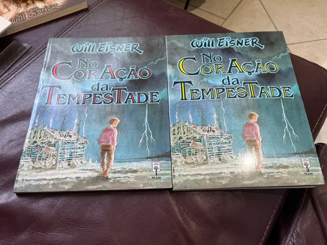 Will Eisner - No Coração da Tempestade - Editora Abril - Vol. 1 e 2