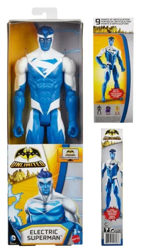 BONECO ELETRIC SUPERMAN 30CM RARO MATTEL