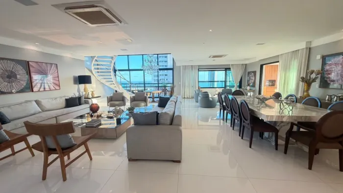 Cobertura Duplex para Venda em Salvador, Horto Florestal, 4 dormitórios, 4 suítes, 7 banhe