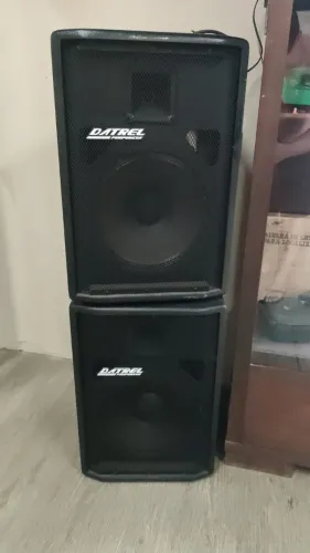 Caixa De Som Bluetooth Ativa E Passiva 12 500w Usb 110v/220v
