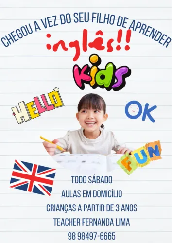 AULAS DE INGLÊS PARA CRIANÇAS