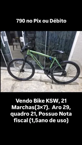 Bike KSW VERDE ARO 29