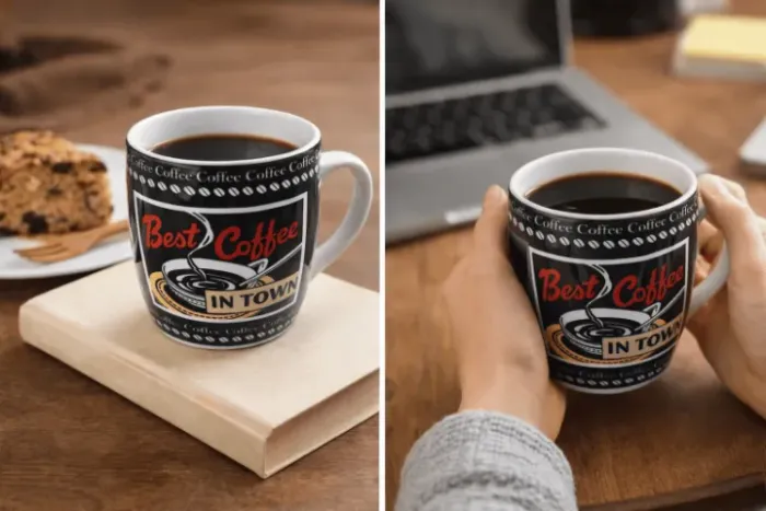 caneca de café importada