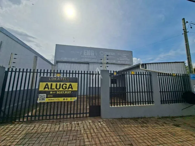 Barracão na marginal da BR no Brasília em Cascavel para locação