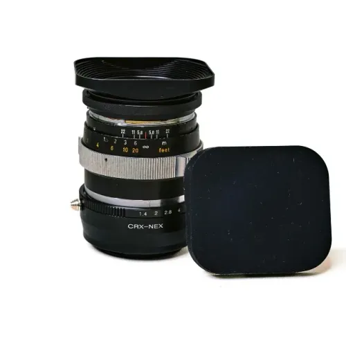 Lente Zeiss Planar Contarex 50mm F2 com adaptador para Sony