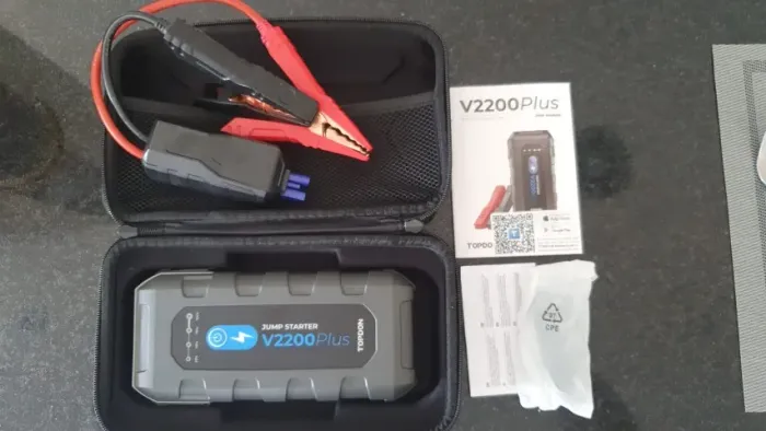 Auxiliar de Partida e Testador de Bateria TOPDON V2200 Plus- NOVO