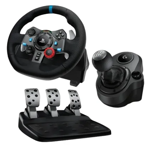 Combo Volante Gamer G29 Ps4/ps5/pc + Câmbio Shifter Logitech