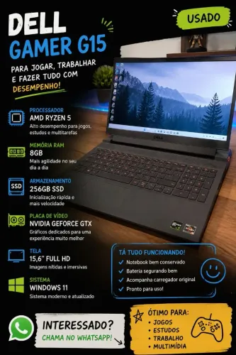 Notebook Dell Gamer G15