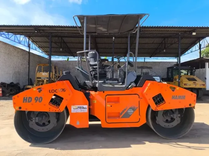 ROLO COMPACTADOR HAMM HD90 2014 COM 3798 HRS