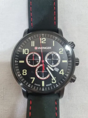 RELÓGIO WENGER ATTITUDE CHRONO SUÍÇO - 44mm 