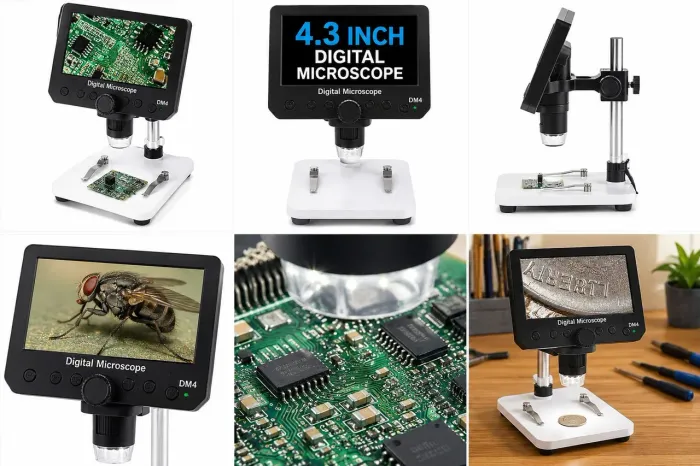 Microscopio digital 4x1