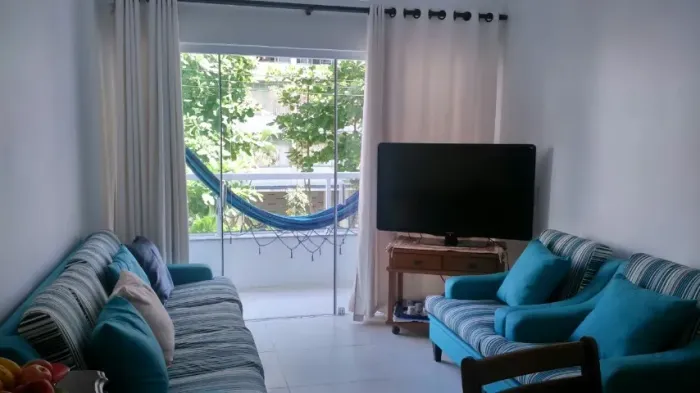 Apartamento Guarujá - Pitangueiras - 1 Quadra da Praia e Serviço de Praia
