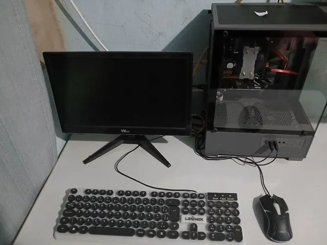 PC Completo Intel Core i7 + SSD 120GB + Monitor, Teclado e Mouse (Pronto para Uso)