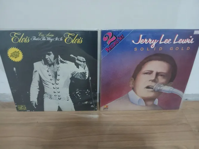 Disco vinil Elvis Presley e Jerry Lee Lewis