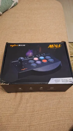 CONTROLE ARCADE PXN-0082 - COM CAIXA - MULTIPLATAFORMA